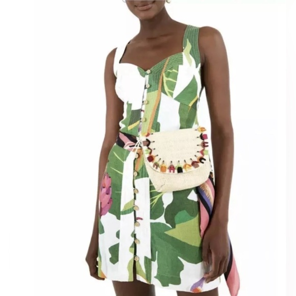 Farm Rio tropicalisitic linen minidress - Picture 6 of 13